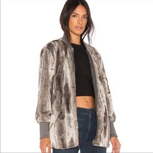 Splendid Gramercy faux fur jacket XS